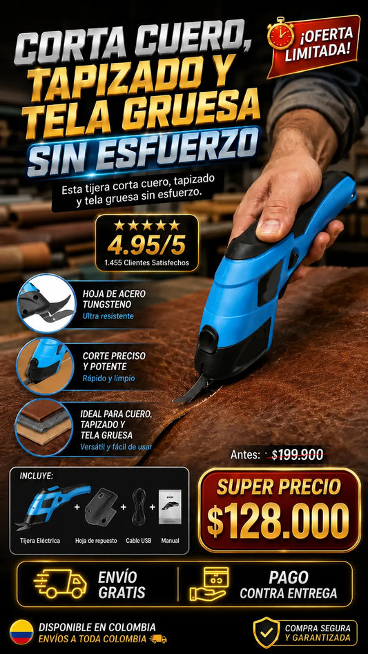 Tijeras Electricas con repuesto